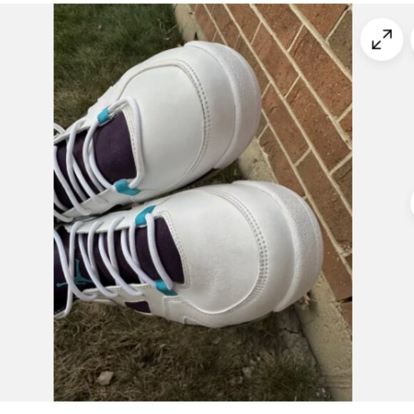 Air Jordan Flight Club 91 men sz 11 white/blue lagoon 555475-105 Shoes Rare New - Picture 8 of 12